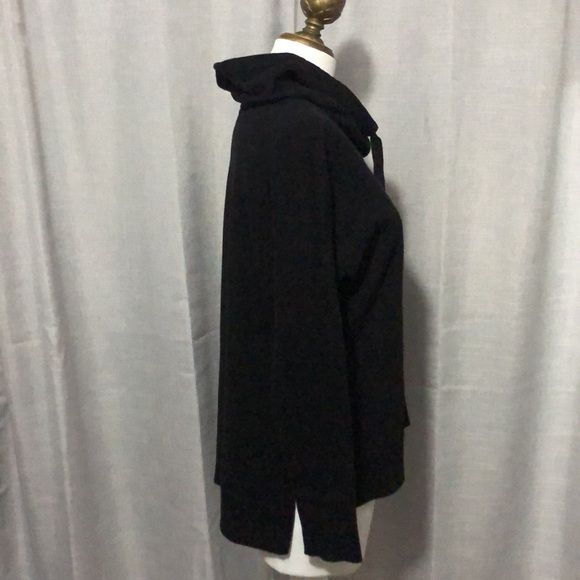 Calvin Klein Performance Line Cowl Neck Sweatshirt-Sz s-Black-Cotton Blend-EUC - Picture 7 of 16